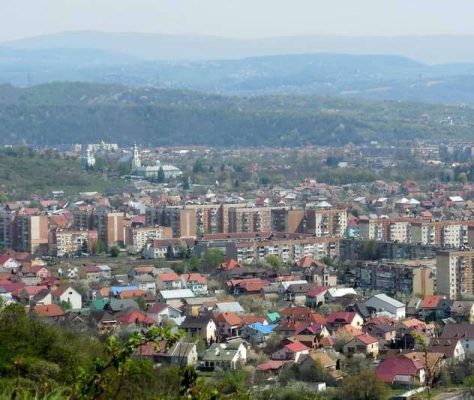 вид на Мукачево з г.Галиш